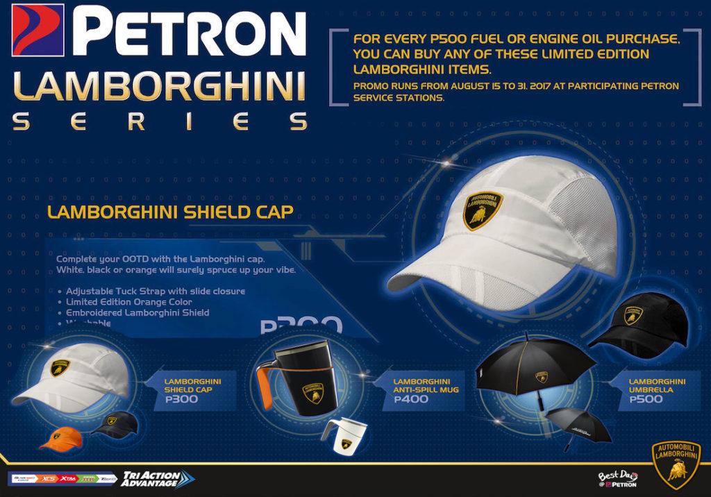 Petron Lamborghini Lifestyle Collection Promo - Motoph - Motoph.com