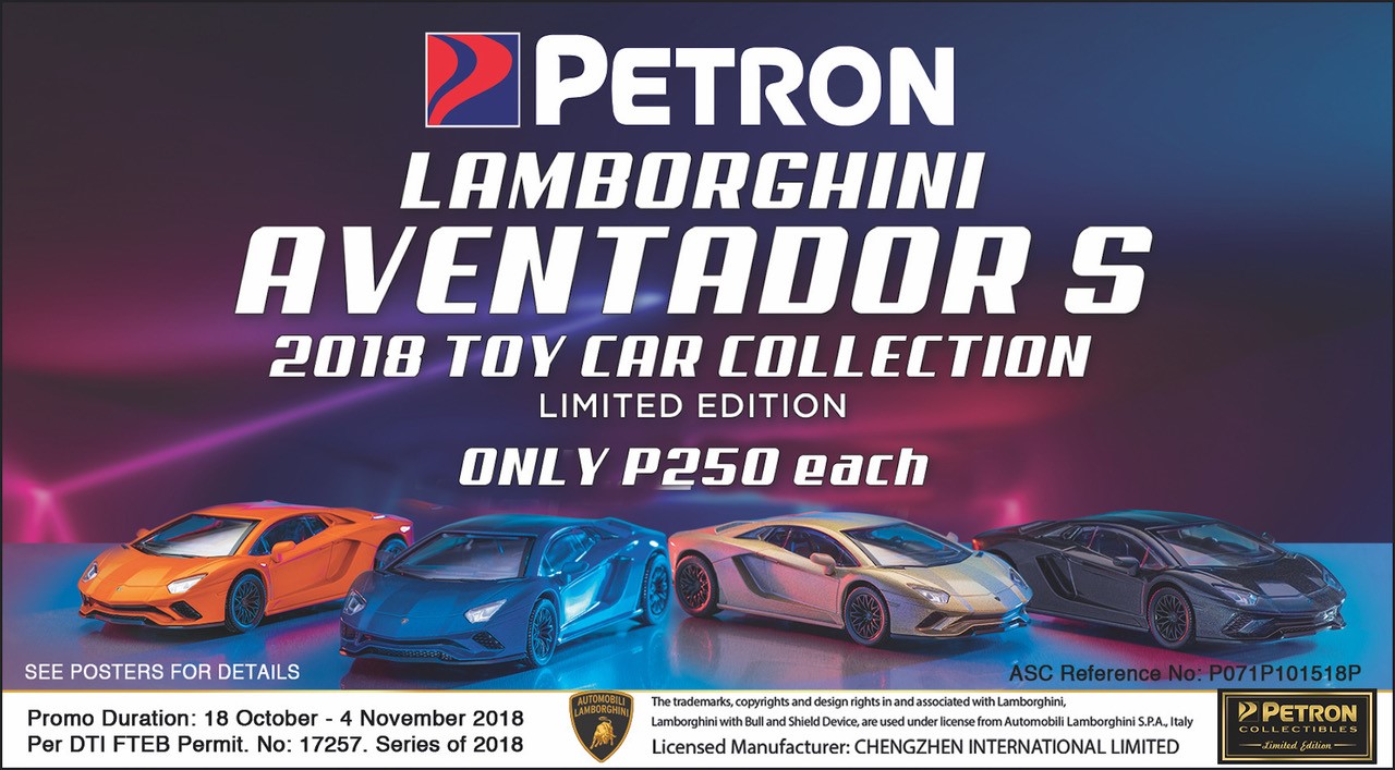 Petron Lamborghini Aventador Collectibles Promo – Motoph – 