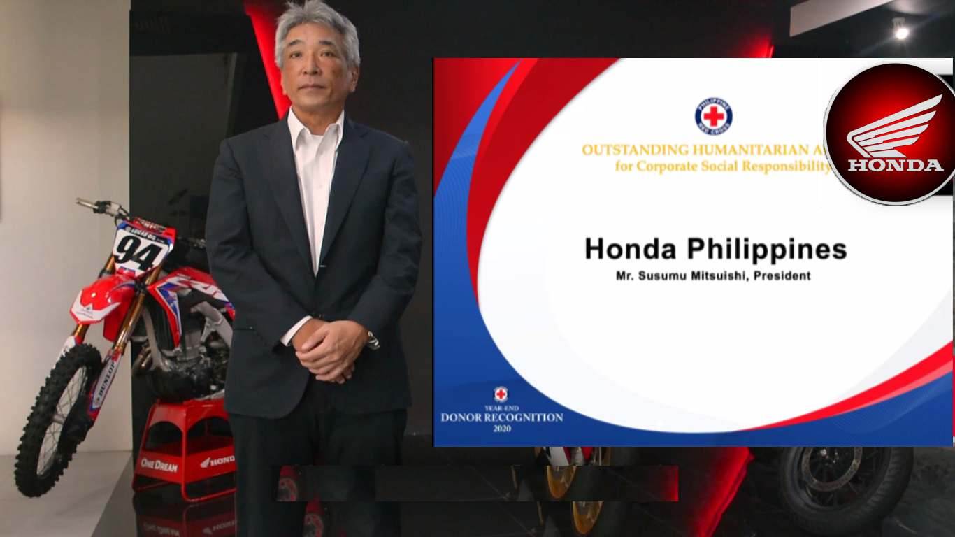 Philippine Red Cross Recognizes Honda Philippines Inc For Humanitarian Service Motoph Motoph Com