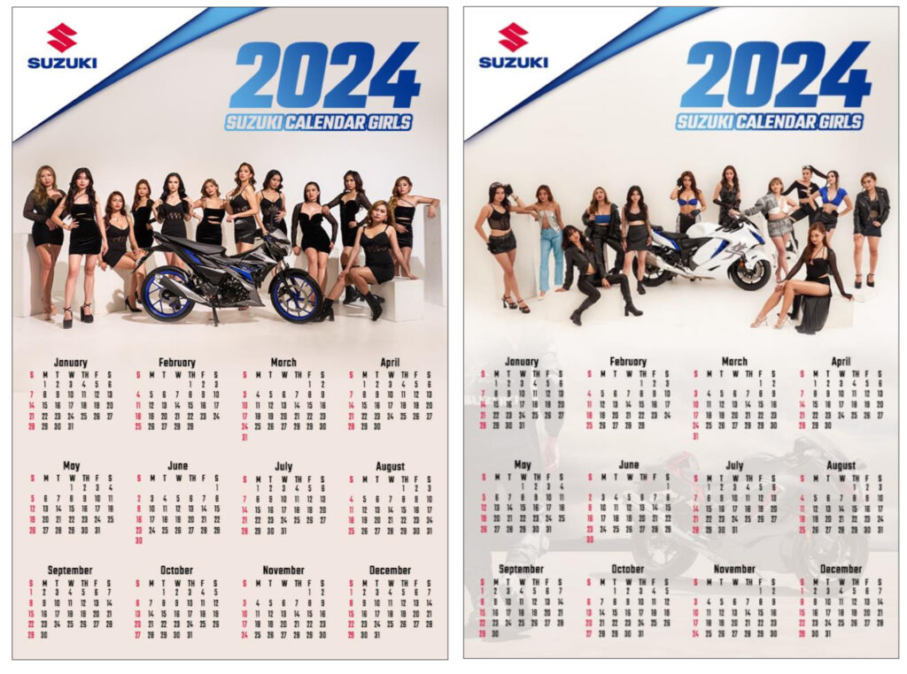 The 2024 Suzuki Digital Calendar Motoph